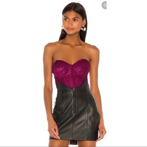 Retrofete Katie Bustier in Magenta